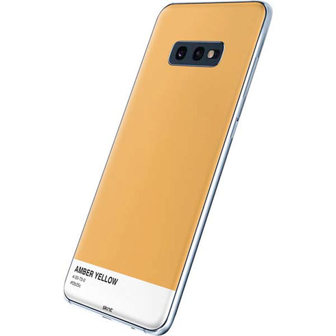 Amber Yellow Galaxy S10e Skin