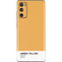 Amber Yellow Galaxy S20 Fan Edition Skin