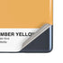 Amber Yellow Galaxy S20 Fan Edition Skin