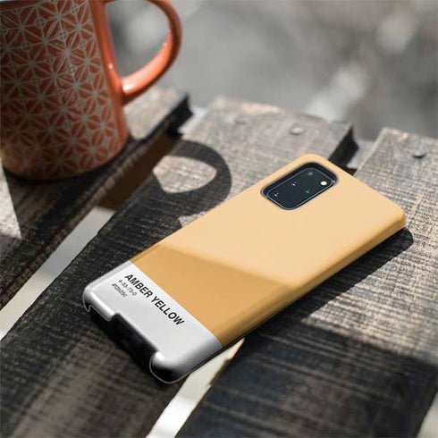 Amber Yellow Galaxy S20 Plus Pro Case
