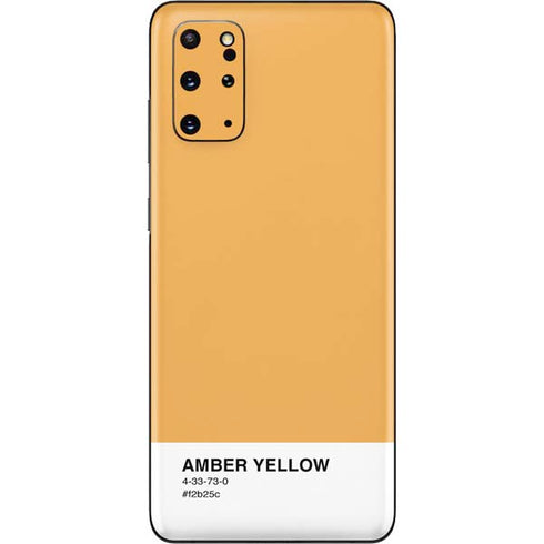 Amber Yellow Galaxy S20 Plus Skin