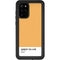 Amber Yellow Galaxy S20 Plus Waterproof Case