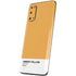 Amber Yellow Galaxy S20 Skin
