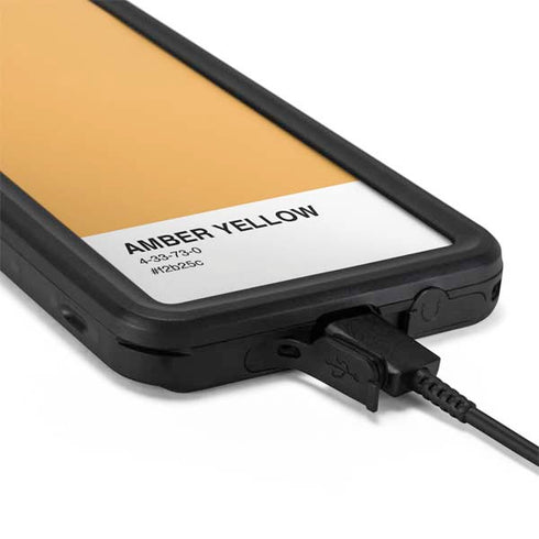 Amber Yellow Galaxy S20 Waterproof Case
