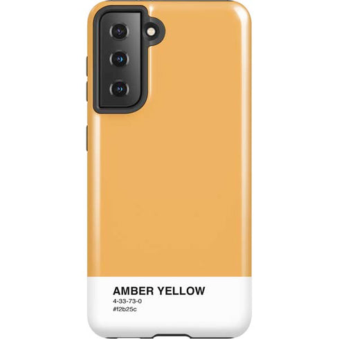 Amber Yellow Galaxy S21 5G Pro Case