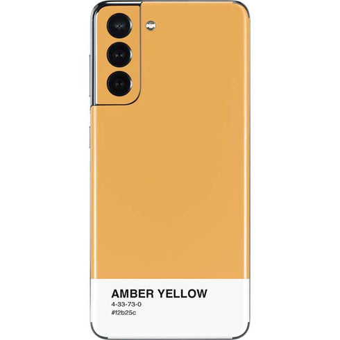 Amber Yellow Galaxy S21 5G Skin