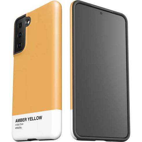 Amber Yellow Galaxy S21 FE Pro Case