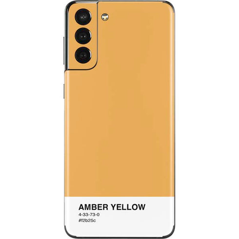 Amber Yellow Galaxy S21 Plus 5G Skin