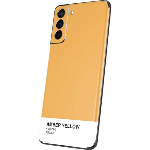 Amber Yellow Galaxy S21 Plus 5G Skin