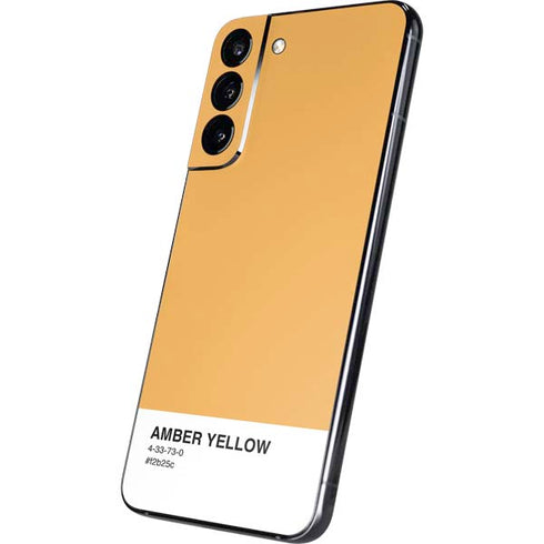 Amber Yellow Galaxy S22 Plus Skin