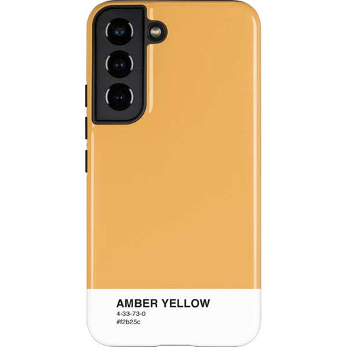 Amber Yellow Galaxy S22 Pro Case