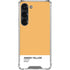 Amber Yellow Galaxy S23 Clear Case