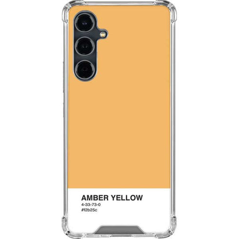 Amber Yellow Galaxy S23 FE Clear Case