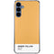 Amber Yellow Galaxy S24 Clear Case
