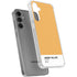 Amber Yellow Galaxy S24 Plus Clear Case