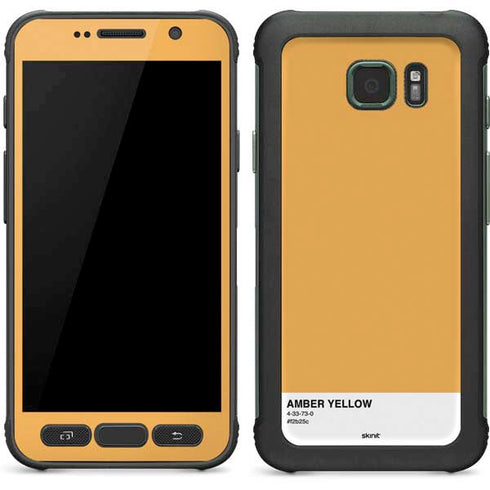 Amber Yellow Galaxy S7 Active Skin
