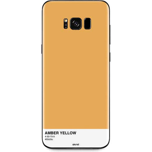 Amber Yellow Galaxy S8 Skin