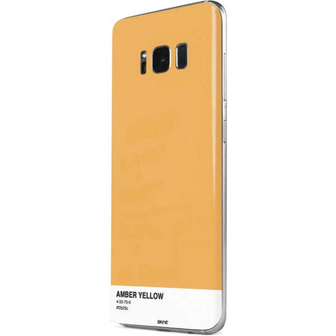 Amber Yellow Galaxy S8 Skin