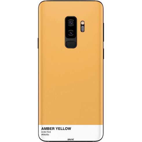 Amber Yellow Galaxy S9 Plus Skin