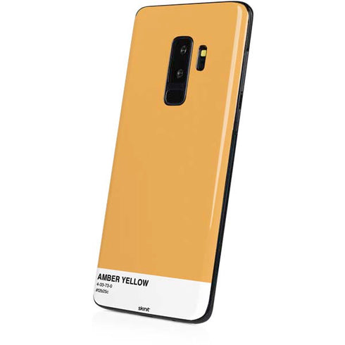 Amber Yellow Galaxy S9 Plus Skin