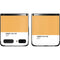 Amber Yellow Galaxy Z Flip Skin