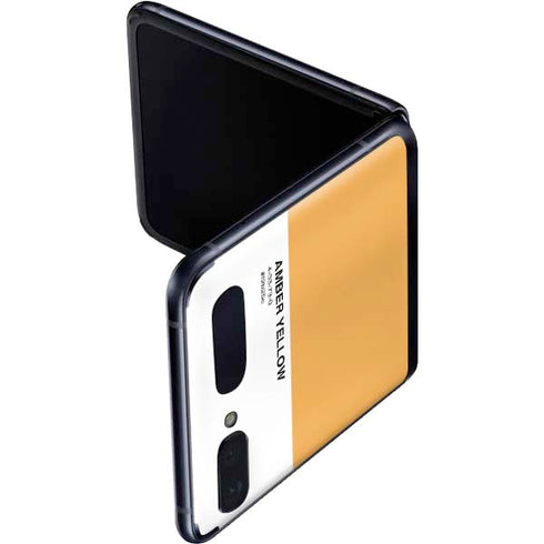 Amber Yellow Galaxy Z Flip Skin