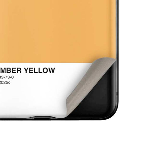 Amber Yellow Galaxy Z Flip Skin