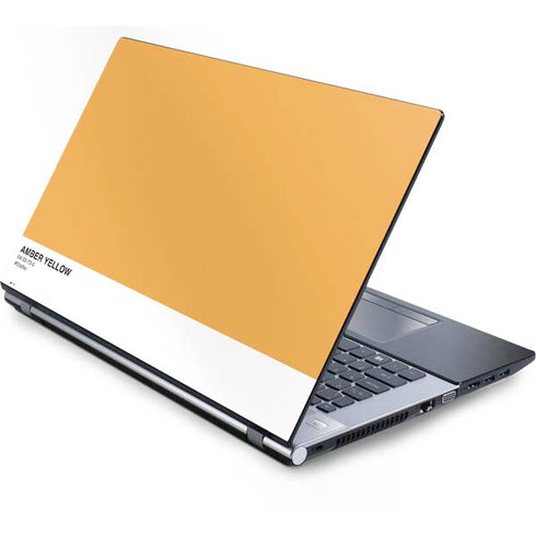 Amber Yellow Generic Laptop Skin