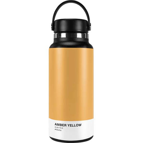 Amber Yellow Hydro Flask 32oz Wide Mouth Skin