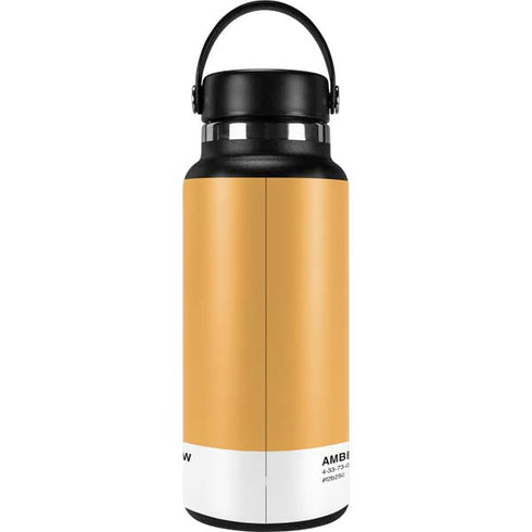Amber Yellow Hydro Flask 32oz Wide Mouth Skin
