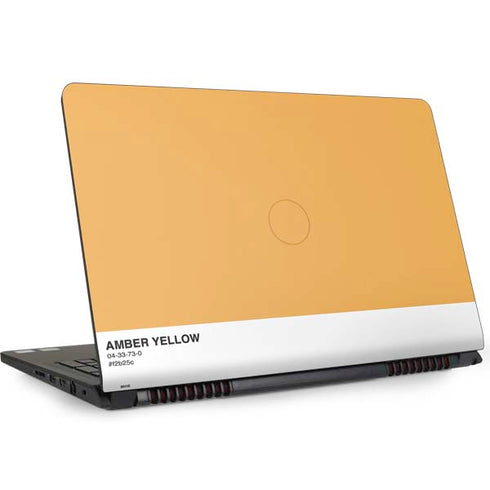 Amber Yellow Dell Inspiron Skin