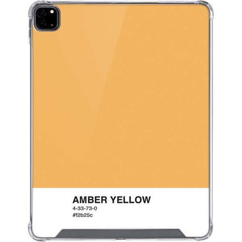 Amber Yellow iPad Pro 12.9in (2020) Clear Case