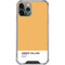 Amber Yellow iPhone 11 Pro Max Clear Case