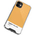 Amber Yellow iPhone 12 Clear Case