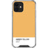 Amber Yellow iPhone 12 Mini Clear Case