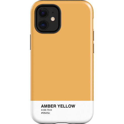 Amber Yellow iPhone 12 Mini Impact Case