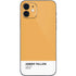 Amber Yellow iPhone 12 Mini Skin