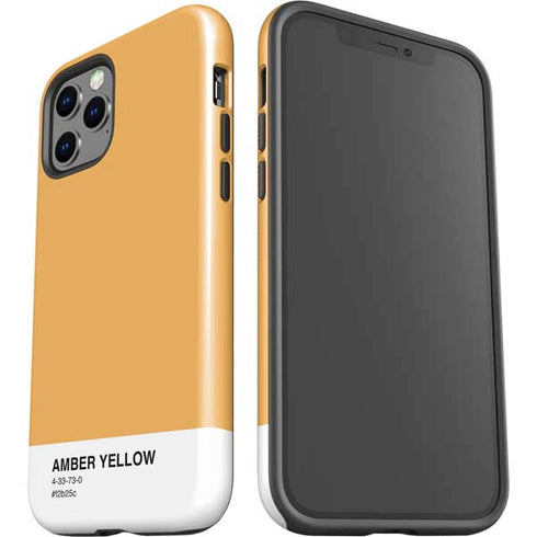 Amber Yellow iPhone 12 Pro Max Impact Case