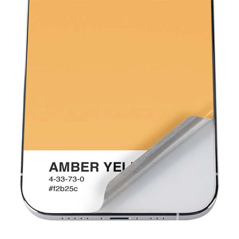 Amber Yellow iPhone 12 Pro Max Skin