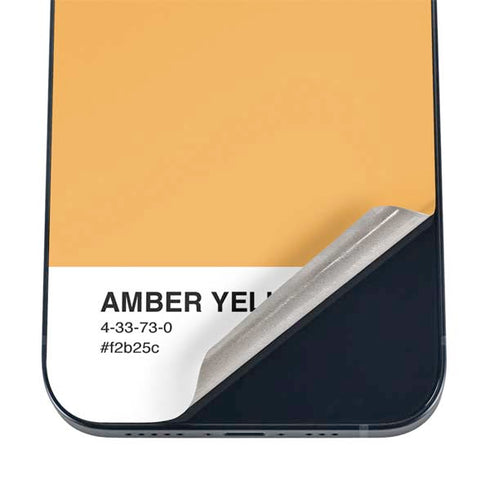 Amber Yellow iPhone 12 Skin