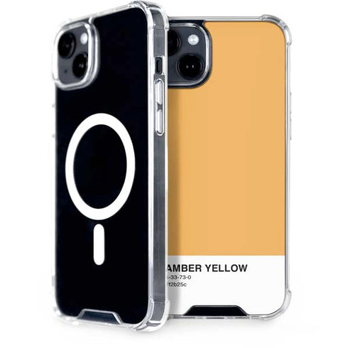 Amber Yellow iPhone 15 Plus MagSafe Case