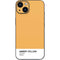 Amber Yellow iPhone 14 Plus Skin