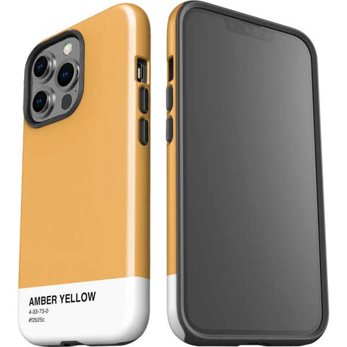 Amber Yellow iPhone 15 Pro Impact Case