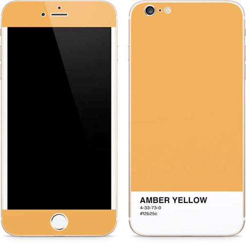 Amber Yellow iPhone 6/6s Plus Skin