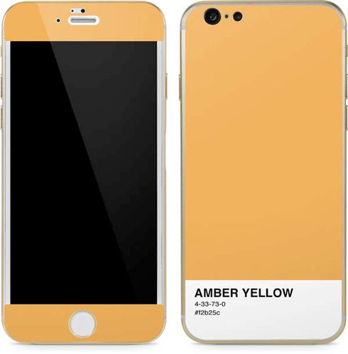 Amber Yellow iPhone 6/6s Skin