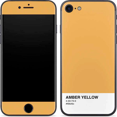 Amber Yellow iPhone 7 Skin