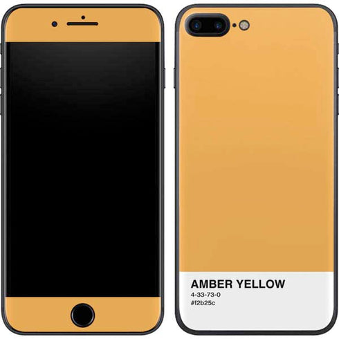 Amber Yellow iPhone 8 Plus Skin