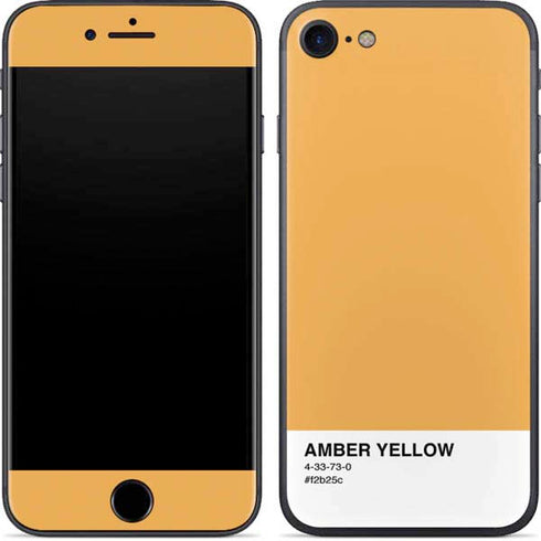 Amber Yellow iPhone 8 Skin