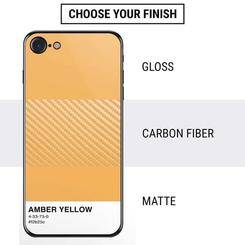Amber Yellow iPhone SE (2nd & 3rd Gen) Skin