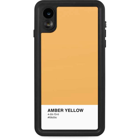 Amber Yellow iPhone XR Waterproof Case